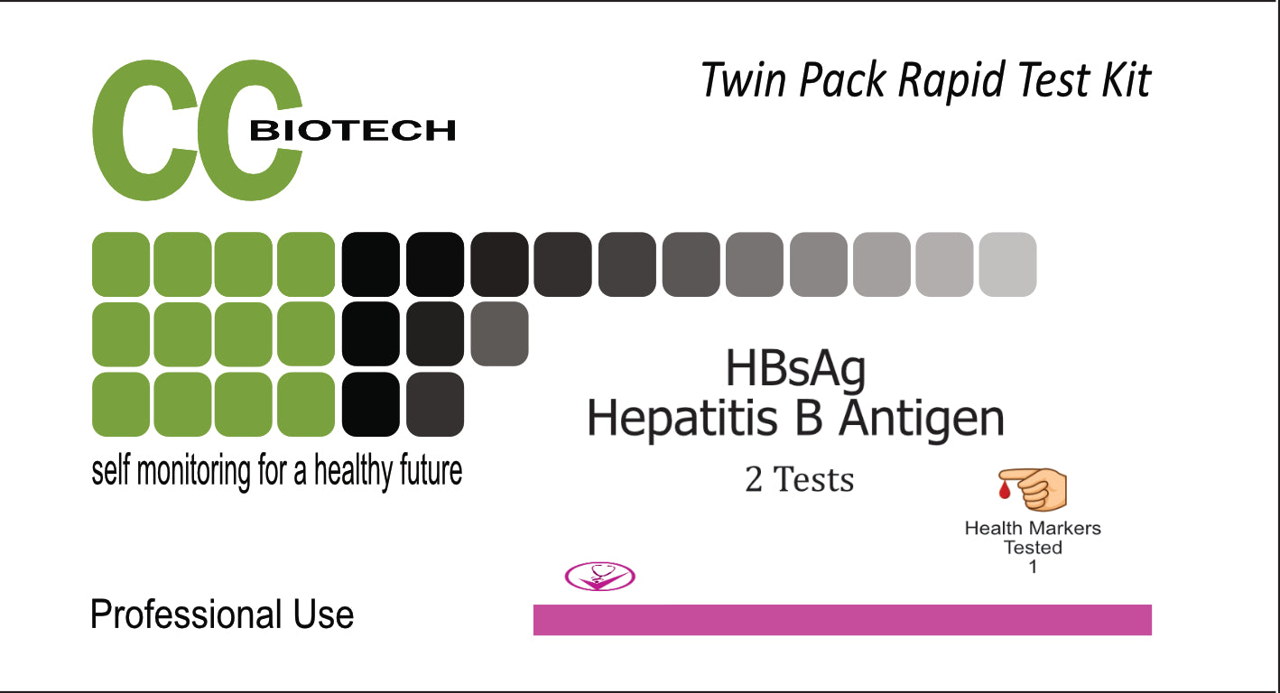 Twin pack Hepatitis B Rapid Test Kit