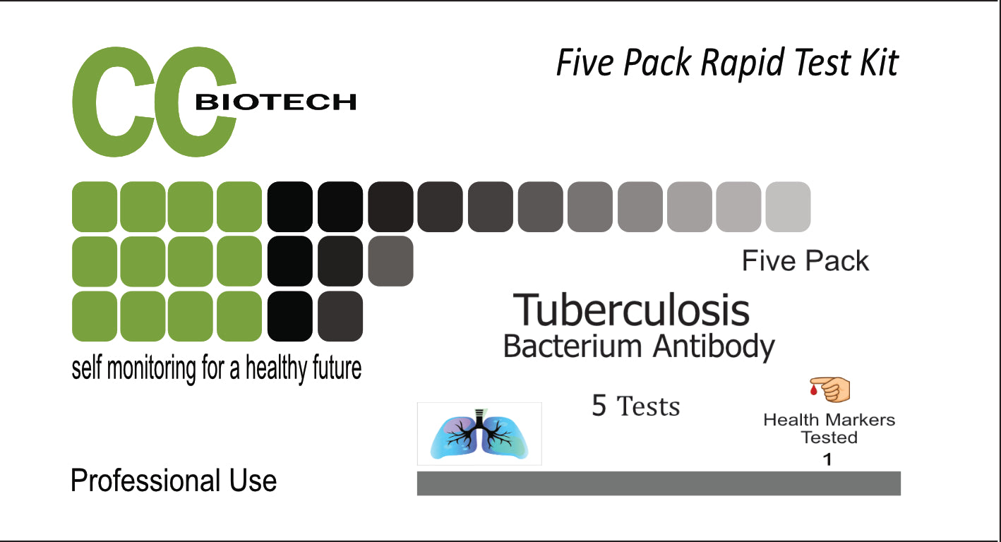 Five Pack. Tuberculosis (TB). Rapid Result Single Tests. 5 tests in1 box