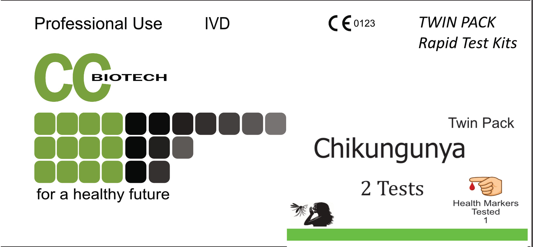 2 x Chikungunya Tropical Disease. Rapid Result