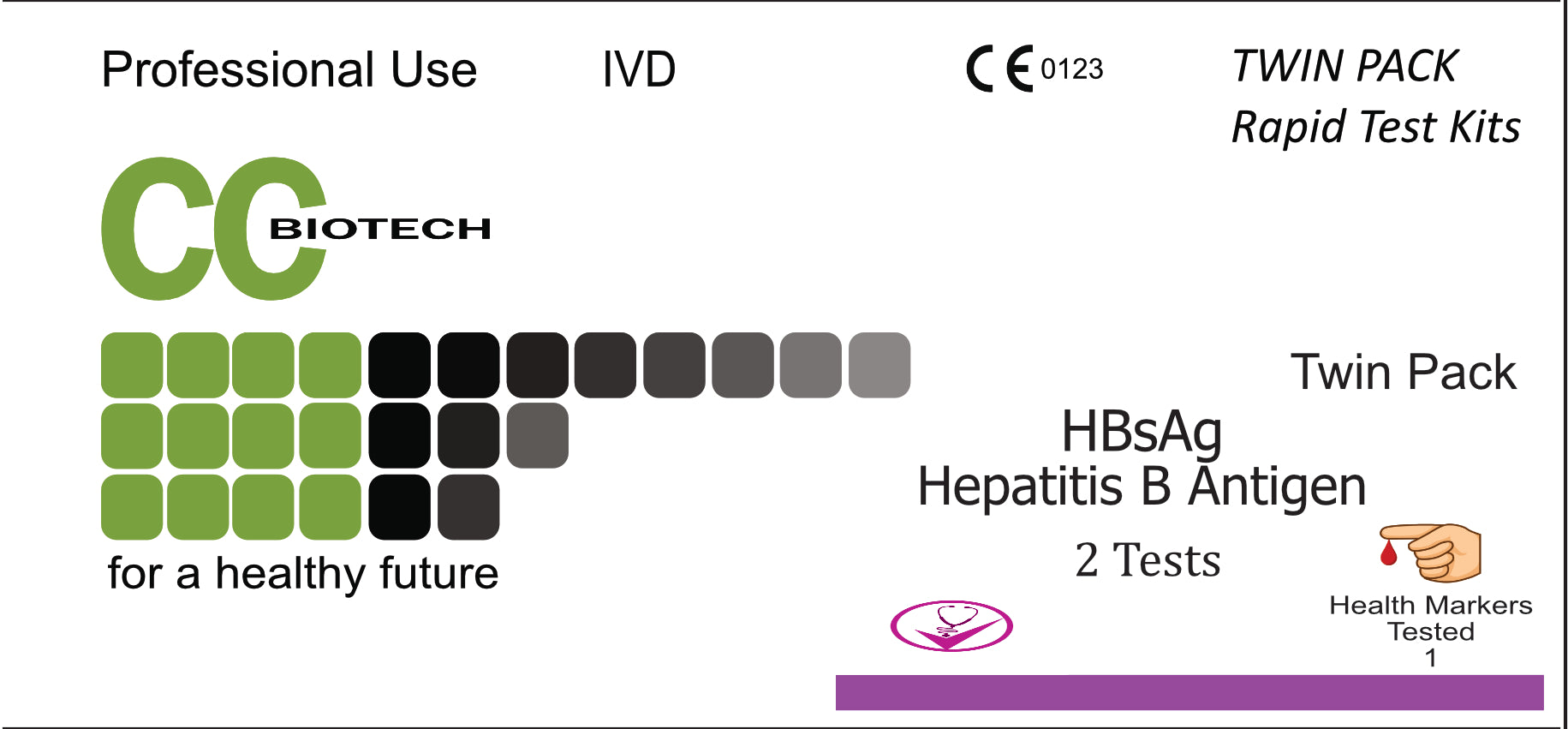 Five Pack Hepatitis B Rapid Test Kit – Clinical Care Biotech