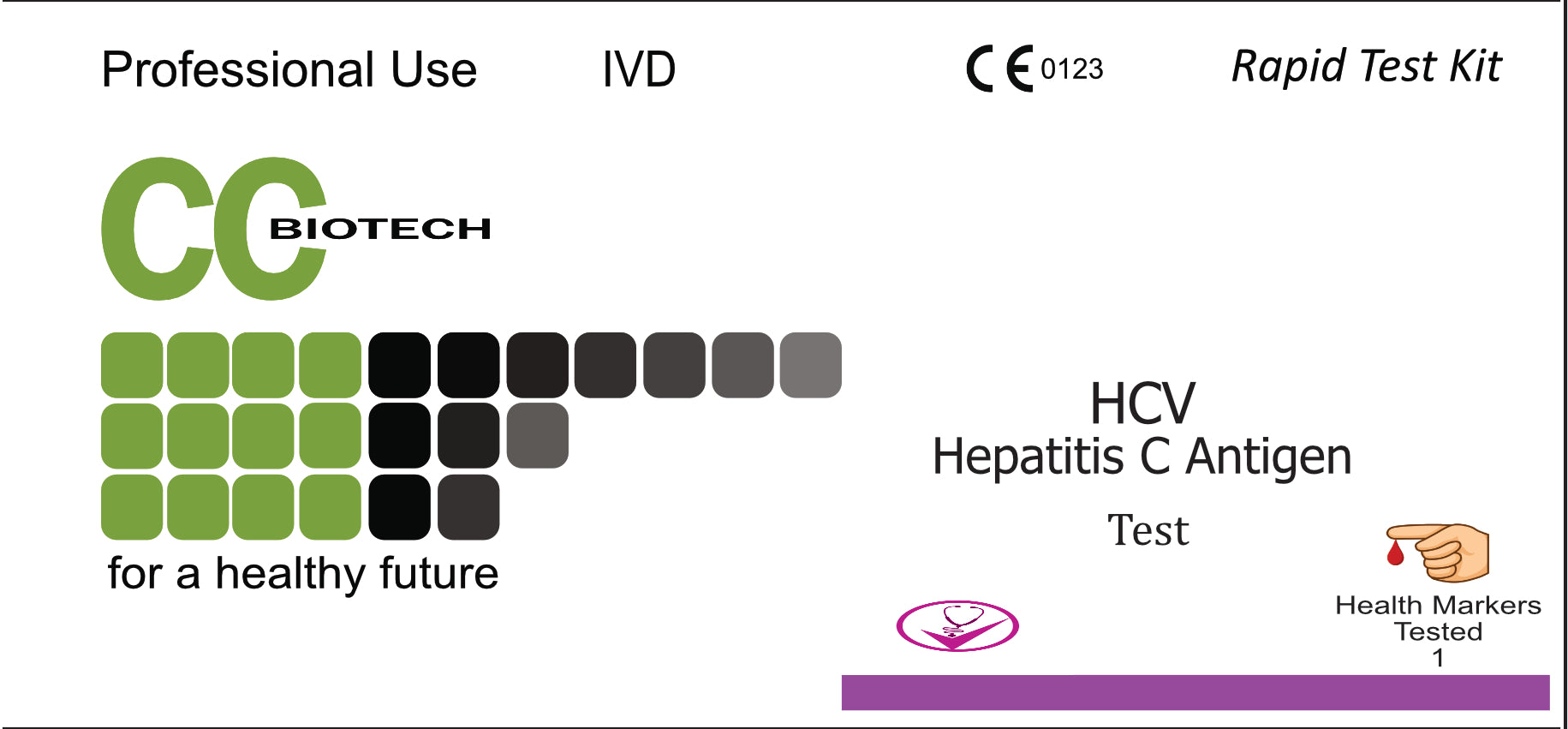 Single Pack. HCV  Latest test kit. Hepatitis C.